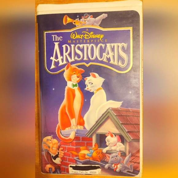 Disney Media Disney The Aristocats Vhs 2529 First Release Poshmark